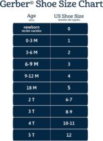 Gerber Baby Fleece Lined Wrap Fasten Non Skid Soft Slipper Booties - Image 8