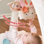 Baby Play Gym & Activity Mat with Light-up Musical Arch, Washable Tummy Time Mat with 6 Detachable Sensory Toys for Motor Skills, Baby Essentials Shower Gift - Updated Spring Blossoms Themed - Image 6