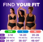 Always Discreet Adult Incontinence Overnight Underwear for Women, Small/Medium, Up to 100% Bladder Leak Protection, 14 Count - Image 5