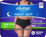Always Discreet Adult Incontinence Overnight Underwear for Women, Small/Medium, Up to 100% Bladder Leak Protection, 14 Count - Image 10