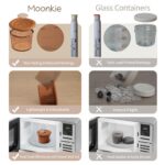 Moonkie Silicone Baby Food Containers | 4 oz Baby Food Storage Jars with Airtight Lids | Reusable Baby Food Jars, Freezer,Microwave and Dishwasher Safe, Perfect for Infant & Toddler - Image 3