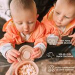 Moonkie Silicone Baby Food Containers | 4 oz Baby Food Storage Jars with Airtight Lids | Reusable Baby Food Jars, Freezer,Microwave and Dishwasher Safe, Perfect for Infant & Toddler - Image 4