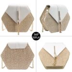 Women's Crossbody Bag Cute Straw Shoulder Bag - Image 4