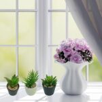 3 Pack Fake Plants Mini Artificial Greenery Potted Plants for Home Decor Indoor Office Table Room Farmhouse Bathroom Decor - Image 6