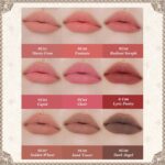 Flower Knows Little Angel Matte Lipstick,Super Soft & Ultra Silky Lip Mud Stick,Long Lasting & Moisturizing Vegan Lip Makeup for Girls&Women,Velvety Brown Finish(C09 Dark Angel) - Image 3