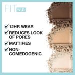 Maybelline Fit Me Matte + Poreless Pressed Face Powder Makeup & Setting Powder, Natural Beige, 1 Count - Image 3
