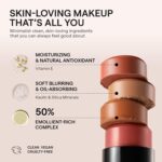 Nudestix Nudies Bronze All Over Matte Bronzing Stick – 3-in-1 Cream Bronzer for Cheeks, Eyes & Lips with Built-In Brush | Natural Contour & Sun-Kissed Glow - Image 5