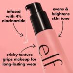 e.l.f. Power Grip Primer + 4% Niacinamide, Gel-Based & Hydrating Face Primer, Evens Skin & Brightens, Grips Makeup, Vegan & Cruelty-Free, 0.8 Fl Oz - Image 6