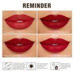 Dark Brown Lipstick Long Lasting, Matte Liquid Lipsticks for Women Non Transfer Smudgeproof Smooth and Easy to Appy Cruelty Free Lip Color, M50 Chocolate - Image 8