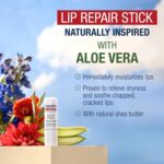 Aquaphor Naturally Inspired Lip Repair Stick with Aloe Vera and Natural Shea Butter, Hydrating Lip Balm Immediately Relieves Dryness, 0.17 Oz Stick - Image 6