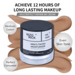 Men's BB Cream Foundation,Hydrating Non-Greasy Tinted Moisturizer for men, Long Lasting Matte Concealer Full Coverage Men CC Cream Foundation for All Skin Types, 30g/1.05 oz - Image 3