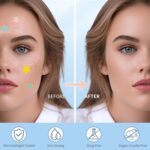 Pimple Patches for Face, Hydrocolloid Acne Patches, Cute Star Zit Covers, Colorful Spot Stickers with Tea Tree, Salicylic Acid & Cica Oil| 3 Sizes (10mm, 12mm & 14mm) |200 Count - Image 5