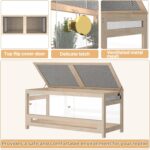 4x2x2 Reptile Enclosure 80 Gallon – Large Reptile Tank with Mesh Lid, Clear Acrylic Panels & Wood Frame – Habitat for Lizards, Snakes & Dragons - Image 4