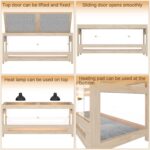 4x2x2 Reptile Enclosure 80 Gallon – Large Reptile Tank with Mesh Lid, Clear Acrylic Panels & Wood Frame – Habitat for Lizards, Snakes & Dragons - Image 6