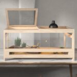 4x2x2 Reptile Enclosure 80 Gallon – Large Reptile Tank with Mesh Lid, Clear Acrylic Panels & Wood Frame – Habitat for Lizards, Snakes & Dragons - Image 8