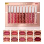 9 Pcs Liquid Lipsticks and Lip Lacquer Set Matte Rich Red Colors Lipstick for Women with Waterproof and Long-Lasting - Image 2