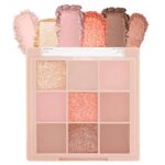 AMY'S DIARY Matte Nude Eyeshadow Palette Pink Makeup,9 Colors Matte Eyeshadow Long Lasting Eye Shadow Plattet for Girls,tween Eye Shadow makeup palette - Image 2