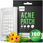 Acne Pimple Patch (180 Counts 4 Sizes), FSA Eligible Invisible Hydrocolloid Acne Patch with Tea Tree Oil & Calendula Oil, Acne Spot Patch Zit Patches for Face - Image 2