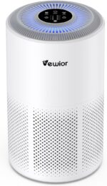 Air Purifiers for Home Large Room Up to 1800 ft², VEWIOR H13 True HEPA Air Filter for Bedroom with Night Light, Fragrance Sponge, Sleep Mode, Timer, Air Cleaner for Smoke, Dander, Pollen - Image 2