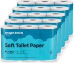 Amazon Basics 2-Ply Soft Toilet Paper, 30 Rolls (5 Packs of 6), Equivalent to 185 Regular Rolls, Packaging May Vary - Image 2