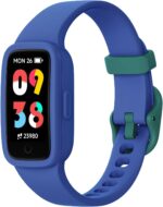 BIGGERFIVE Vigor 3 Kids Fitness Tracker Watch, AMOLED Screen, No App No Phone Needed, 3ATM Waterproof, Heart Rate and Sleep Monitor, Pedometer Watch, Sports Step Counter for Boys Girls Ages 5-15, Blue - Image 2