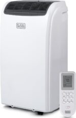 BLACK+DECKER Smart Portable Air Conditioner with Heat, 12,000 BTU (8,000 BTU SACC) Cooling, 9,000 BTU Heating for Rooms up to 550 Sq. Ft., Follow Me Remote, BPACT12HWT, White - Image 2