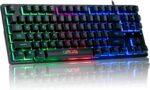 CHONCHOW 87-Key RGB Backlit Compact Gaming Keyboard - USB Wired Tenkeyless Keyboard for Laptop, PS4, Xbox, PC Gaming and Work - Image 2