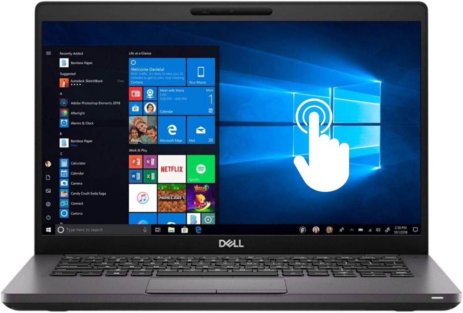 Dell Latitude 5400 Laptop FHD Touchscreen, Intel Core I5-8365U 8th Gen Processor, 32GB Ram, 1TB SSD, Webcam, Type C, HDMI Windows 11 Pro (Renewed) - Image 2