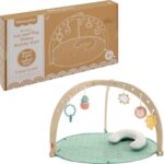 Fisher-Price Wood Baby Playmat Lay & Play Deluxe Activity Gym with Wooden Frame & Tummy Time Sensory Toys for Newborns 0+ Months (Amazon Exclusive) - Image 2