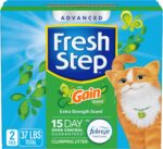 Fresh Step Advanced Clumping Litter with Febreze Freshness with Gain Scent, Fights Odor on Contact, 37 lbs. (2 x 18.5 lb. Box) (Package May Vary) - Image 2