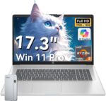HP 17.3” FHD Business Laptop – AMD Ryzen 5 7430U (4.3GHz Max), 16GB RAM, 512GB SSD, Windows 11 Pro, Long 9.5-Hr Battery, Wi-Fi 6, Type-C, Numeric Pad, Copilot AI, w/AI Voice Recorder - Image 2