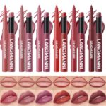 Jolilab 12Pcs Lip Set: 6 Colors Lip Liner+6 Colors Lipstick,Matte/Creamy,Smooth Creamy Texture,Long-Lasting,Bold/Nude Shades for Daily/Party, Vegan,Gift for Makeup Lovers.(Rich - Color Set B) - Image 2