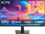 KTC 24 inch Monitor - 1080P Monitor, 100Hz FreeSync Gaming Moniter with HDR10,VESA Mountable, Adjustable Tilt, ZeroFrame Design, HDMI,VGA,Earphone Ports, PC Monitors for Office - Image 2