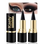 Kaely 2Pcs Gel Eyeliner Pencil, Natural Black Eyeliner Cream, Liquid Eye Liner Pencils for Older Women Waterproof, Smoky Eyeshadow Palette Goth Halloween Makeup Kit, delineador de ojos contra el agua - Image 2