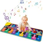 Kids Musical Piano Mats with 25 Music Sounds,Musical Toys Baby Floor Piano Keyboard Mat Carpet Animal Blanket Touch Playmat Early Education Toys for 1 2 3 4 5 6+ Year Girls Boys Toddlers - Image 2