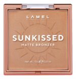 LAMEL Sunkissed Matte Bronzer Face Powder - Non-Shimmer, Long Lasting, Non-Greasy Bronzing Organic Makeup Formula - Matte Finish - Natural Tan Skin - N. 401-0.35oz. - Image 2