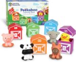 Learning Resources Peekaboo Learning Farm - 10 Pieces, Ages 18+ Months Toddler Learning Toys, Counting and Sorting Toys, Farm Animals Toys,Stocking Stuffers - Image 2