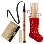 Liquid Eyeliner - Hypoallergenic Eyeliner with Fine Brush Tip, Long-Lasting Waterproof Eye Liner - Cruelty-Free, Vegan, Hypoallergenic, Gluten-Free, Smooth Application Liquid Eye Liner, Black 2mL - Image 2