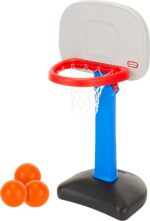 Little Tikes Easy Score Basketball Set, Blue, 3 Balls - Amazon Exclusive, 23.75 x 22 x 61 inches - Image 2