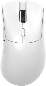 MAMBASNAKE Attack Shark R1 Wireless Gaming Mouse,PAW3311 Optical Sensor 18K DPI,59g Ultralight 2.4Ghz/BT/Wired Computer Mice for Win/Mac - White - Image 2