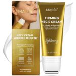 MAREE Neck Cream with Roller - Lifting Neck Creams For Tightening and Firming - 3D-Collagen & AH-8 Firming Neck Cream Roller - Face Décolleté Wrinkle Cream for Women - Crema Reafirmante Para el Cuello - Image 2