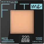 Maybelline Fit Me Matte + Poreless Pressed Face Powder Makeup & Setting Powder, Natural Beige, 1 Count - Image 2