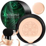 Mushroom Head Air Cushion CC Cream BB Cream Cushion Foundation Moisturizing Full Coverage Foundation Concealer Lasting Foundation Makeup Tone Makeup Base Primer（Natural） - Image 2