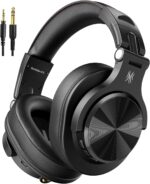 OneOdio A70 Bluetooth Over Ear Headphones, Wireless Headphones with 72H Playtime, Hi-Res, Built-in Mic, 3.5mm/6.35mm Wired Audio Jack for Studio Monitor & Mixing DJ Guitar AMP, Computer PC Gaming - Image 2