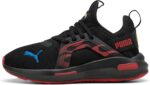 Puma Softride Enzo Sneaker, Black-Red Fire, 6 US Unisex Big Kid - Image 2
