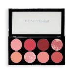 Revolution Beauty London, Ultra Blush Palette, 8 Pigmented Shimmer & Matte Makeup Shades, Blendable Powder Blush Formula, Vegan & Cruelty-Free, Sunset Burst - Image 2