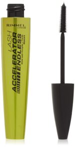 Rimmel London Lash Accelerator Endless Volume Mascara, Micro-Fiber Formula, No Clumps, Grow-Lash Complex, 003, Extreme Black, 0.33 oz - Image 2