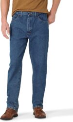 Rustler mens Classic Relaxed Fit Jeans, Dark Stonewash, 36W x 32L US - Image 2