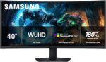 SAMSUNG 40” Odyssey G7 (G75F) WUHD Resolution, 180Hz, Curved Gaming Monitor, 1ms Response Time (GtG), VESA DisplayHDR™ 600, AMD FreeSync™ Premium Pro, LS40FG75DENXZA, 2025 - Image 2