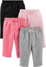Simple Joys by Carter's Baby-Girls 4-Pack Fleece PantsCasual Pants - Image 2